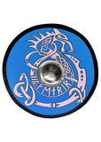 Viking Shield with Fenrir Motif, hand-painted, 61 cm