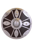 Round Shield with steel fittings