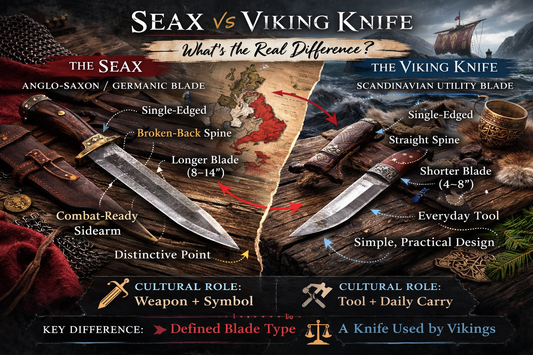 Seax vs Viking Knife: What’s the Real Difference?