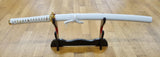 Wakizashi en acier doré plié
