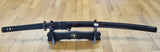 Katana en acier plié rouge et noir