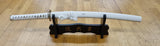 Wakizashi blanc en acier plié