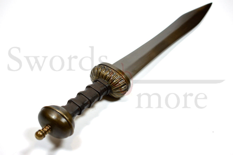 Épée romaine Gladius avec gaine rouge et bronze