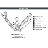 Leatherman - Skeletool CX Silver & Black with Nylon Holster