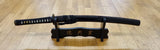 Wakizashi noir en acier plié