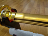 Wakizashi en acier doré plié